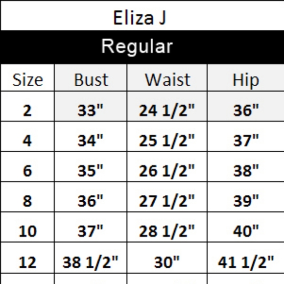 ELIZA J Party/Event Fit-n-Flare Blue Dress - Picture 4 of 5